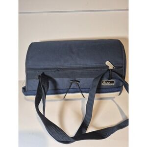 Picnic Blanket Picnic Time Sunshine Blanket Tote FleeceMultiBlue Flap 58 X 51EUC